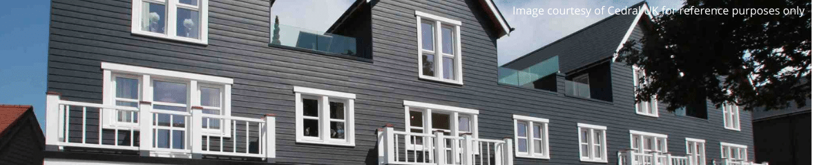 Building with Cedral Weatherboard cladding on